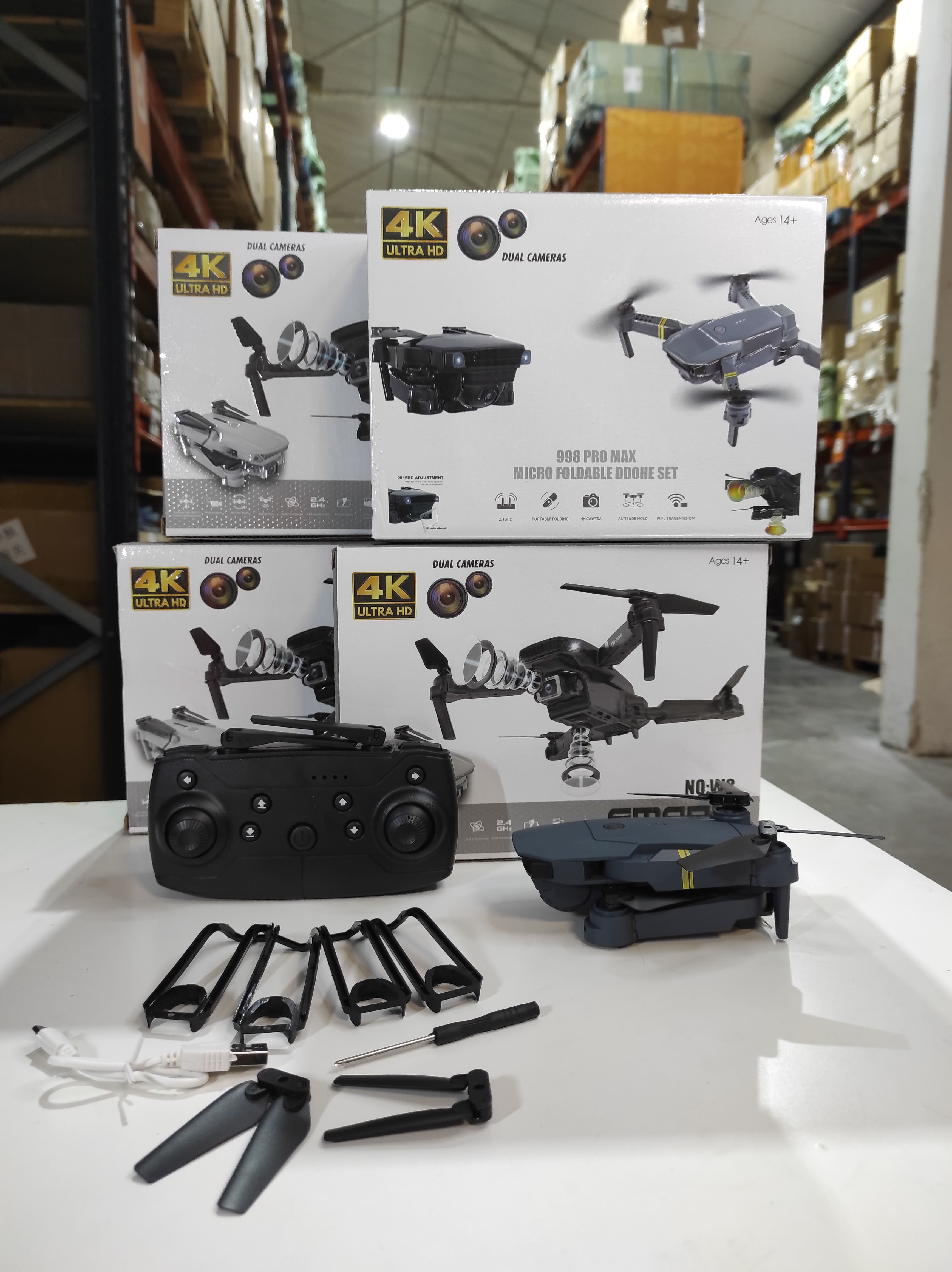 Dron con doble cámara 4K + Maletín Gratis